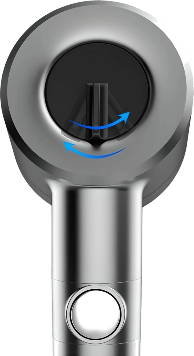 CONNECT spray mode dial and pause button