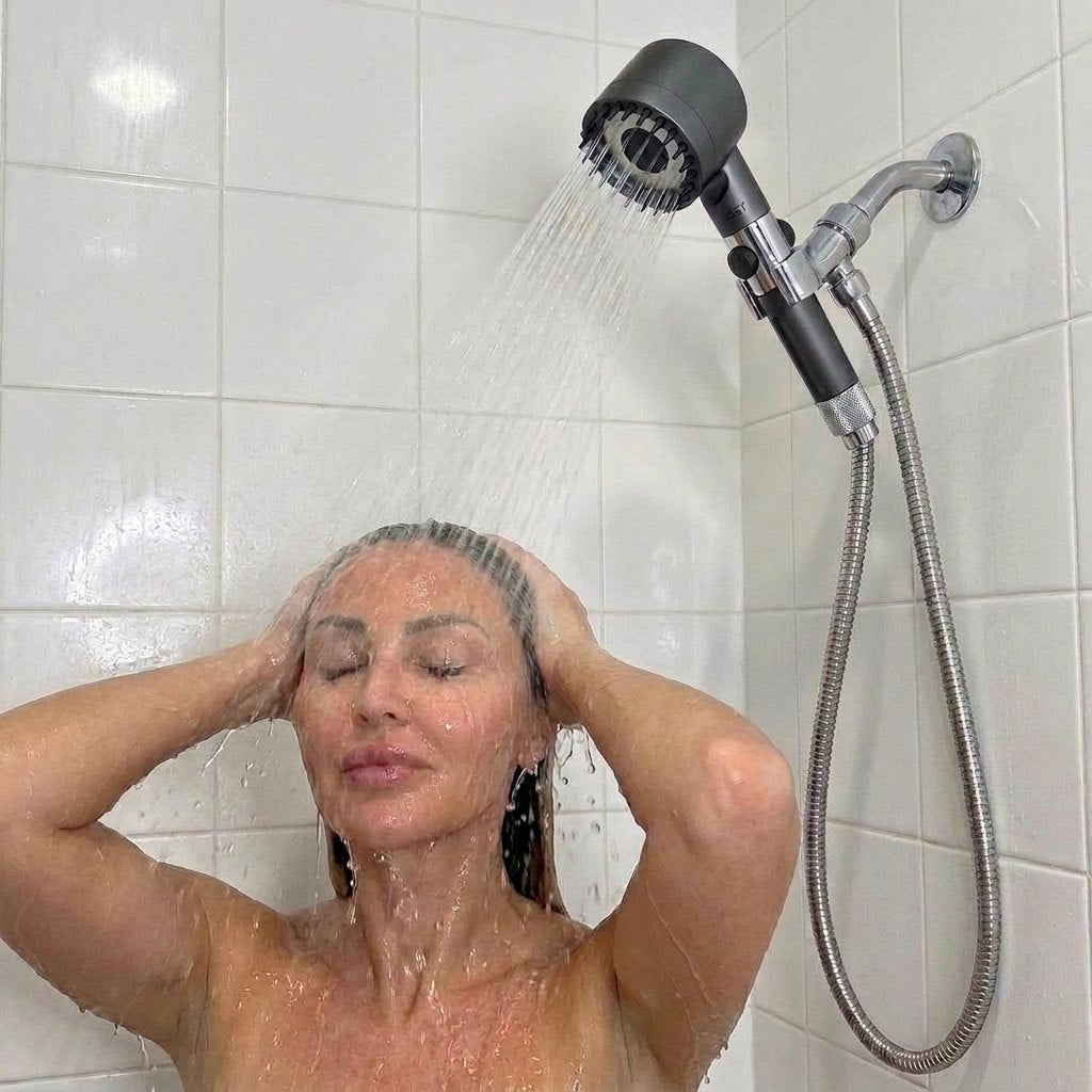 With the CONNECT filtered shower head