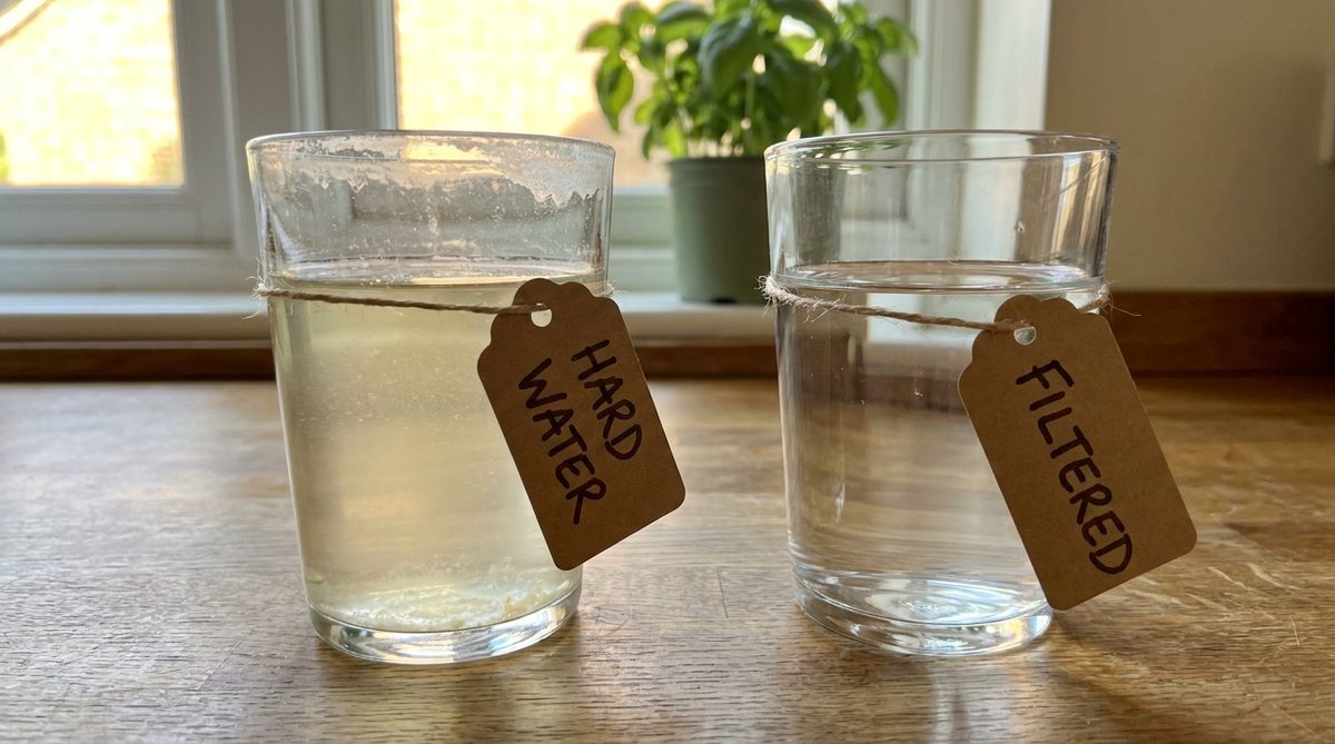 Hard water vs filtered water