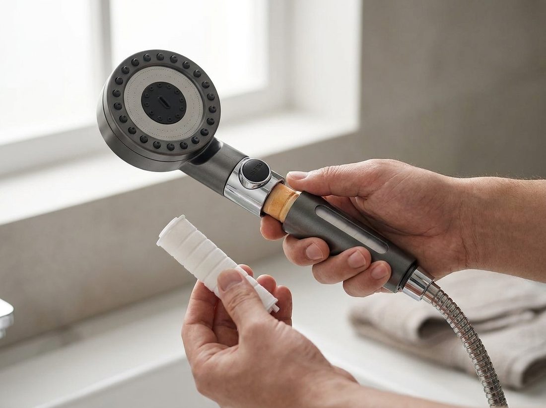 Swapping the filter cartridge in seconds
